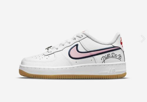 Air Force 1 LV8 Just Do White Pink Glaze _GS_ 36-45-e86e3f3a